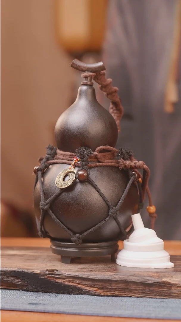 672号链接精品大漆葫芦现货现发[一物一拍]