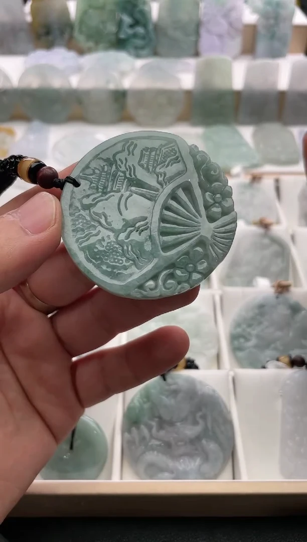 【闪购商品】翡翠颈饰未镶嵌..../2/15/ 48