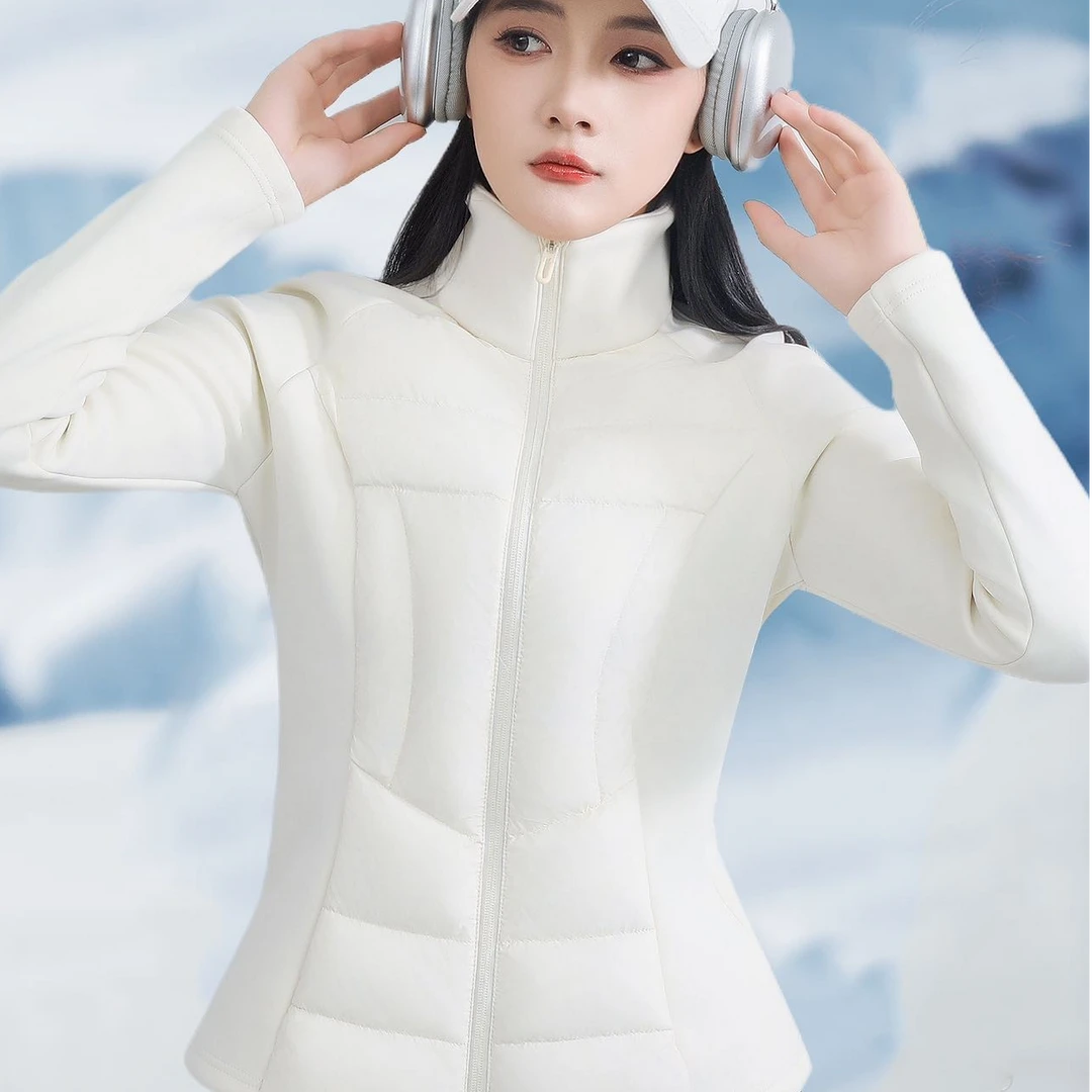 90鹅绒！鹅绒小蛮腰轻暖时尚修身显瘦羽绒服6602