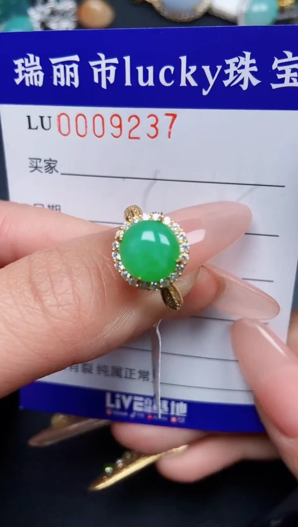 【闪购商品】翡翠颈饰银S925镶嵌9237