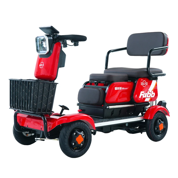 小巴士电动四轮车C7福爸爸老年代步车买菜车老两口日常骑行接孩子