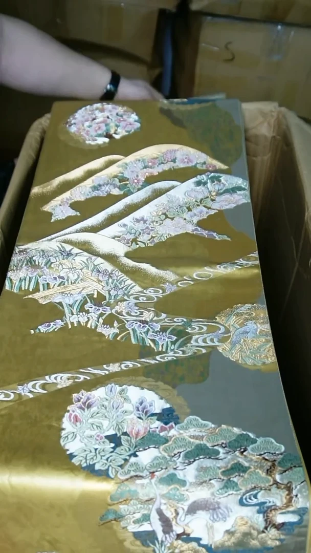 织绣织锦17六通花鸟