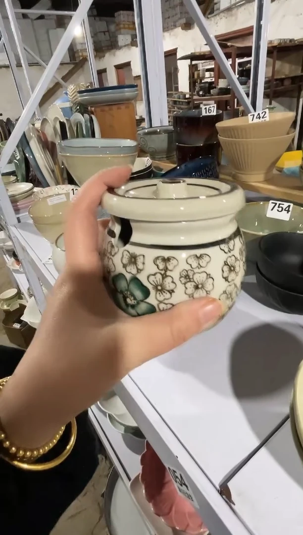 【闪购商品】碗微瑕（1件套）钩藤糖罐