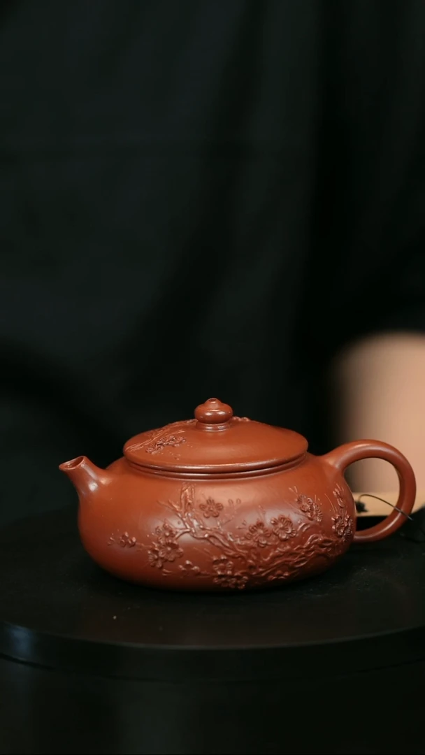 茶壶紫砂贵**持H1506陈春芬梅花寒江