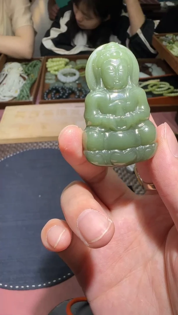 和田玉未镶嵌吊坠(不含链)【钰629】15 7003