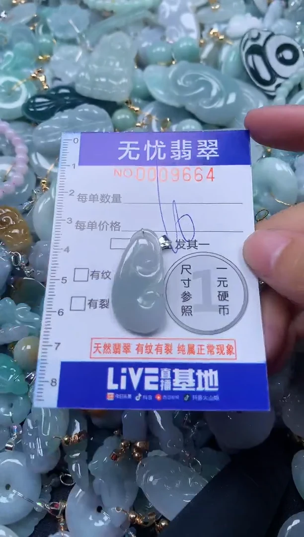 颈饰未镶嵌翡翠9664