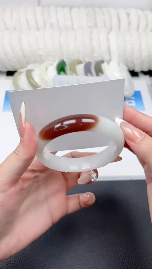 未镶嵌手镯和田玉125-糖玉60.3