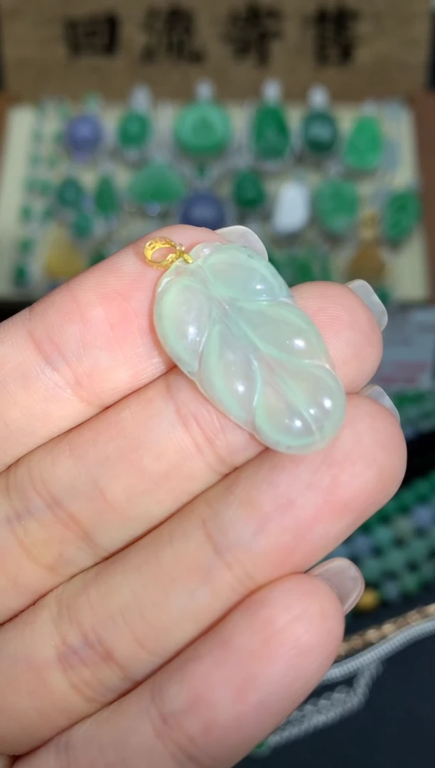 【闪购商品】翡翠颈饰18K金镶嵌48-中国好珍宝