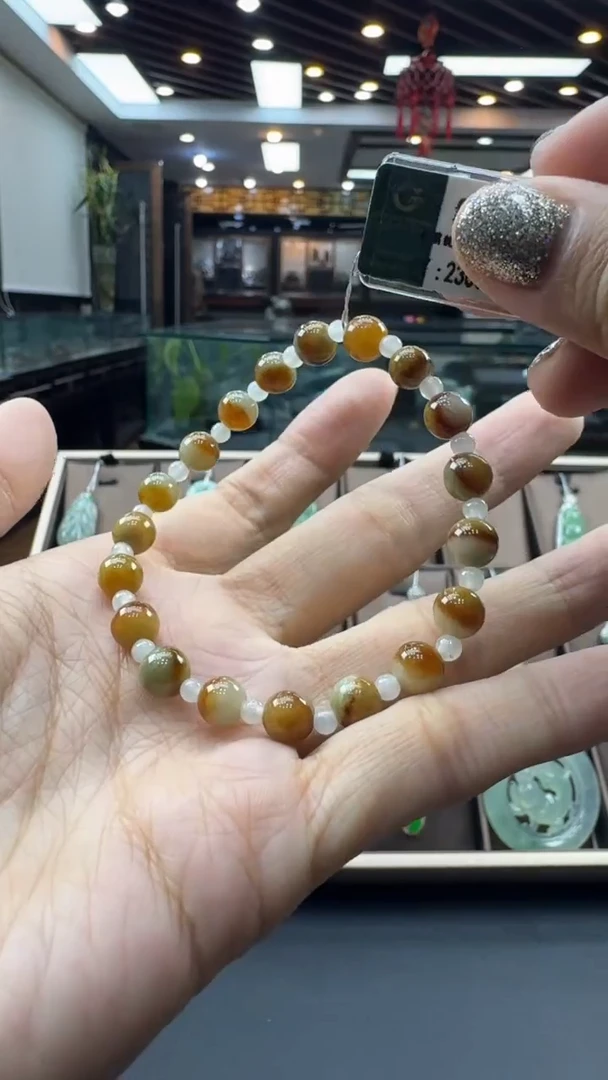 未镶嵌手串翡翠手串