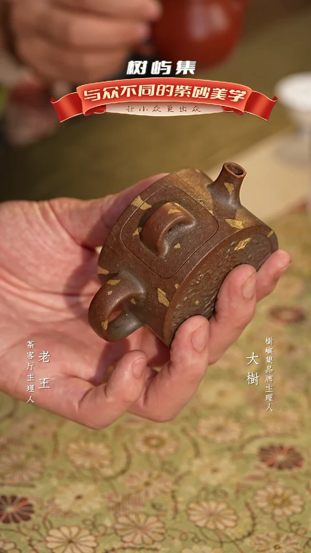 【闪购商品】紫砂茶壶树屿集x玄武 洒金 80cc