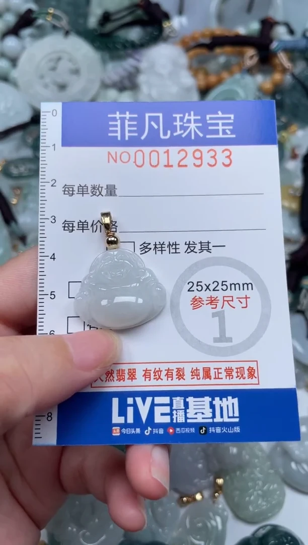 颈饰未镶嵌翡翠12933