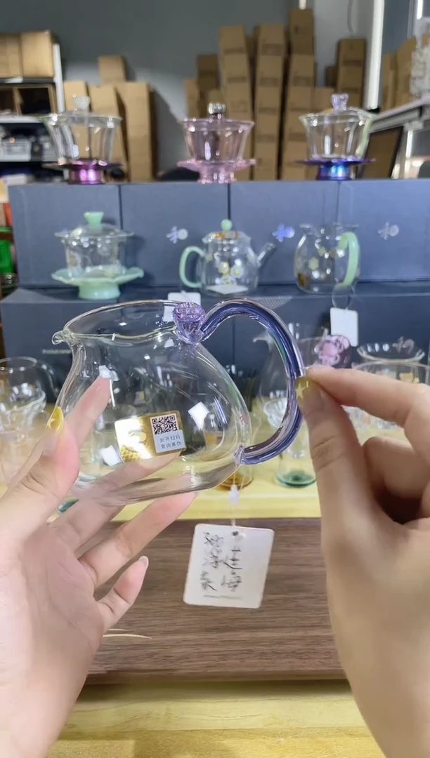 禾器 浮莲茶海浅紫色 1个