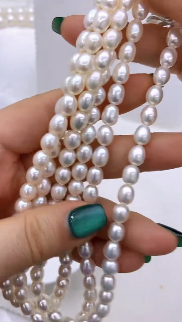 【闪购商品】淡水珍珠项链未镶嵌6多样性发其一