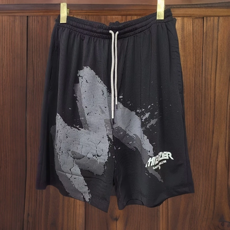 【7570-黑色】青少年夏季速干五分裤