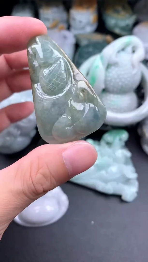 吊坠(不含链)未镶嵌翡翠1