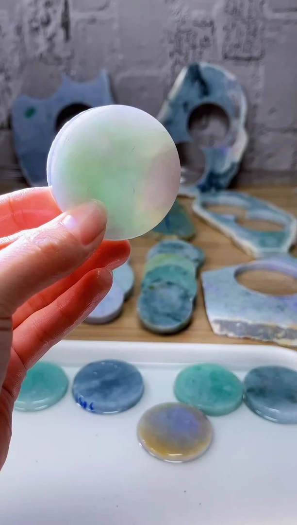 裸石翡翠天然翡翠A货玉 南 621