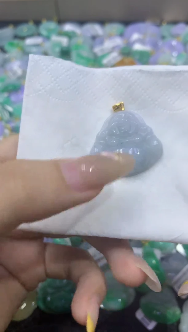 颈饰未镶嵌翡翠天然缅甸翡翠A货