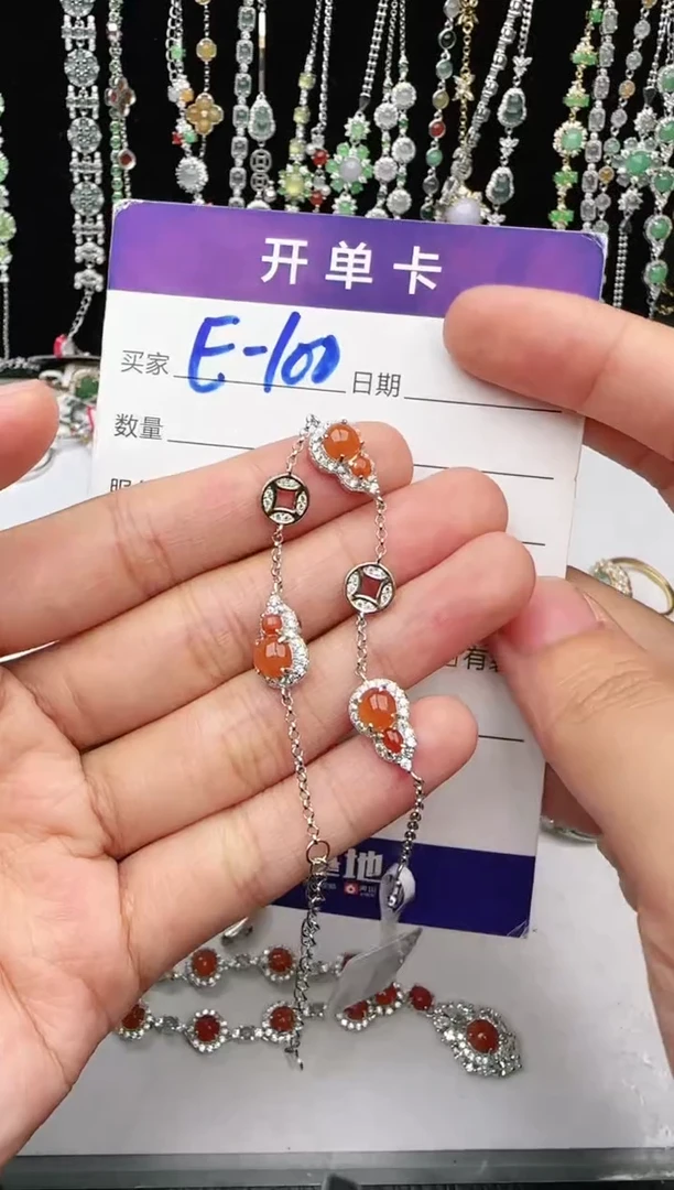 翡翠戒指银S925镶嵌1