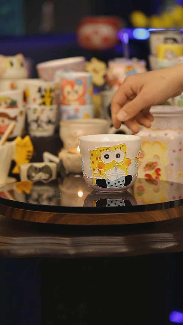 【闪购商品】摆件景德镇釉下彩绘设计师款式陶瓷