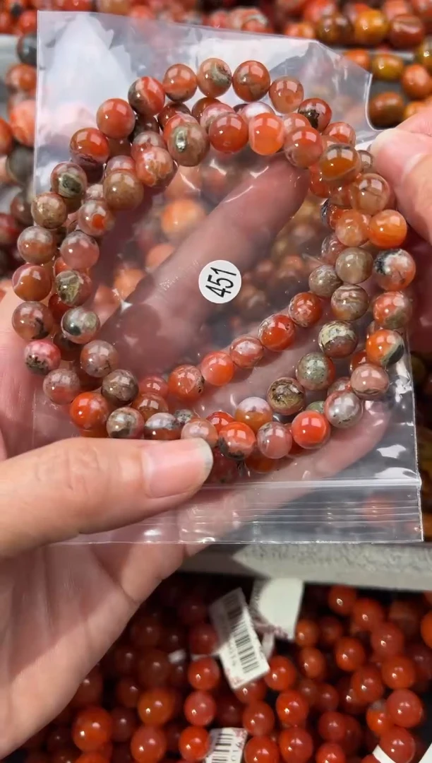 未镶嵌手串南红玛瑙8+