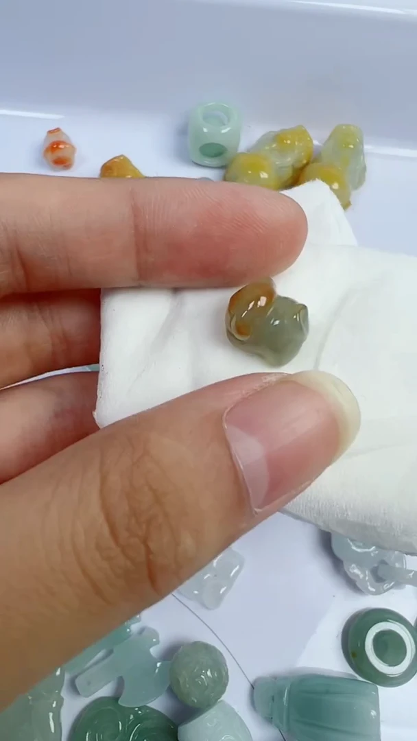 散珠翡翠876号链接，A货翡翠