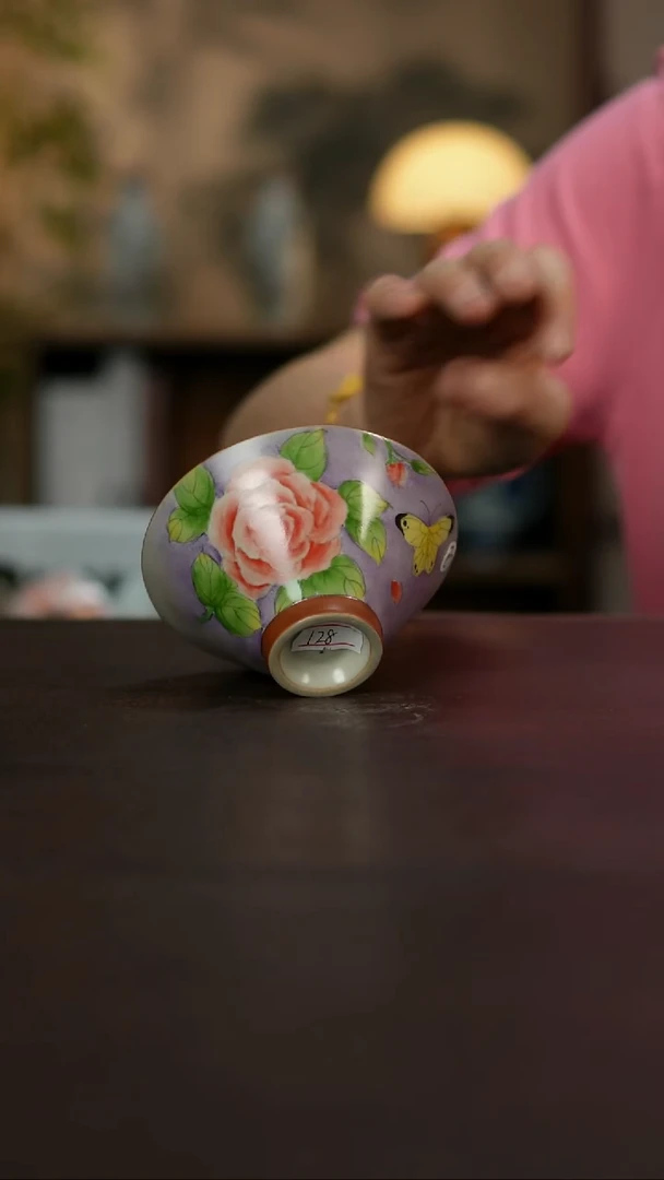 杯景德镇陶瓷杯碗柴烧多人