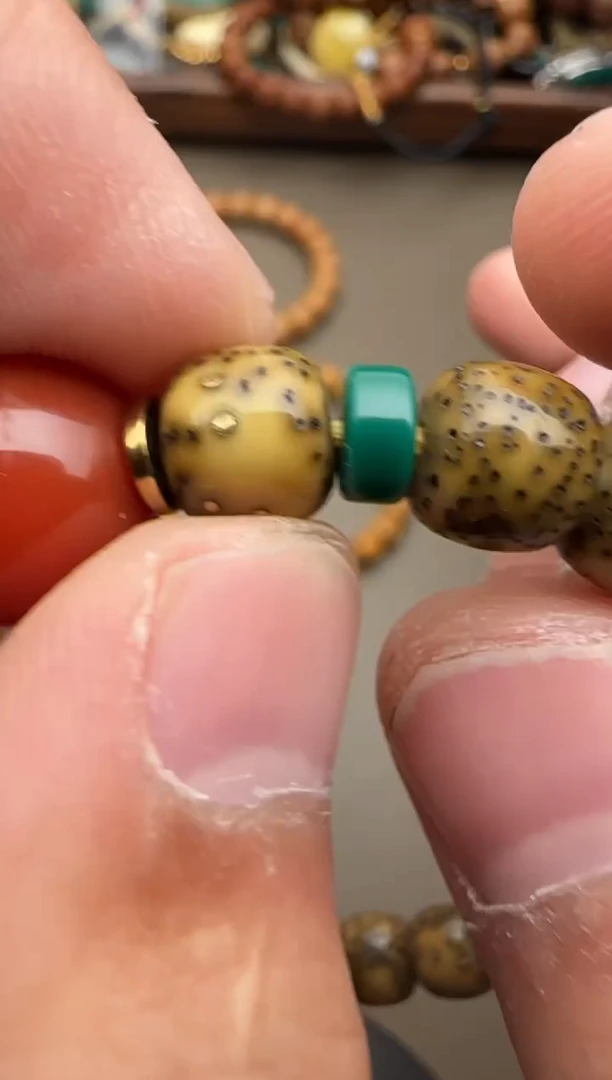 【闪购商品】菩提手串足金镶嵌星月手串832354348