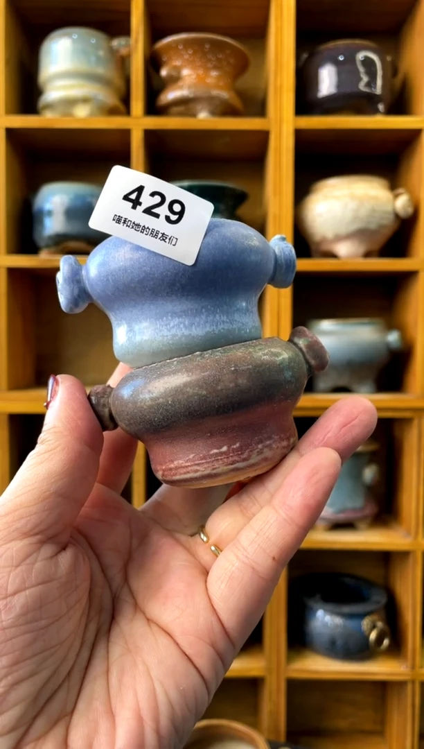 【闪购商品】陶429【喵喵团圆多肉盆】