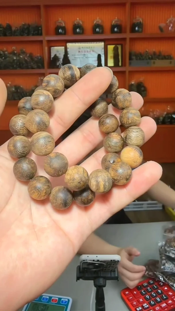 沉香手串42号大叻1.5多样性发一