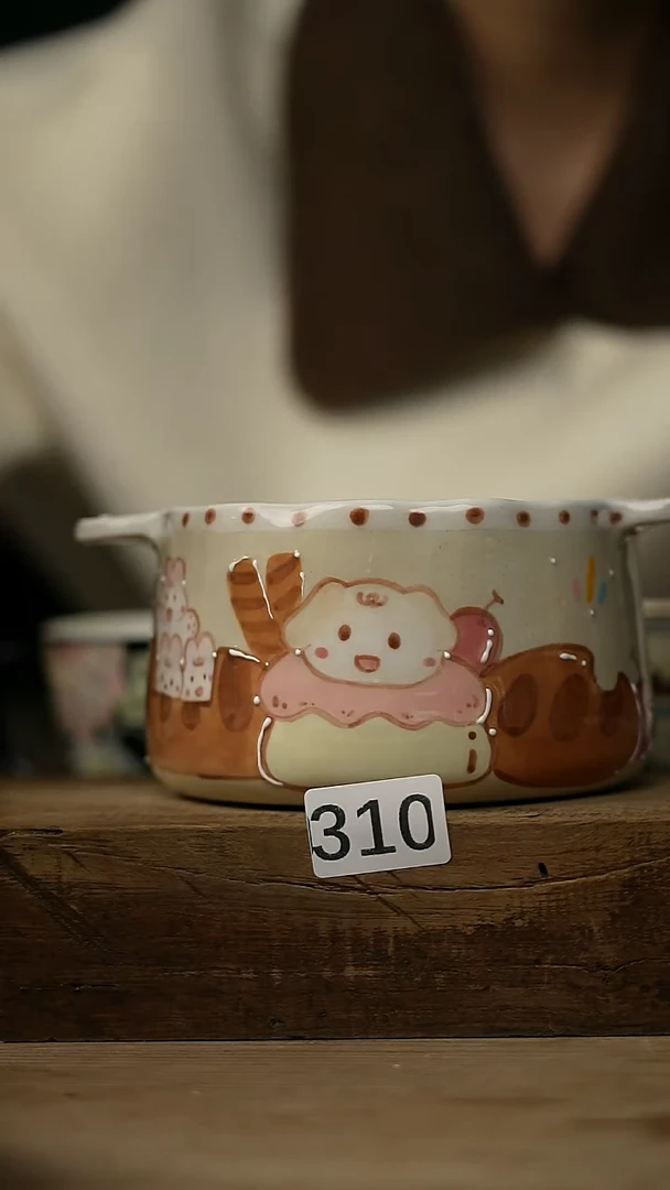 【闪购商品】瓷片新品 设计师款  手绘碗