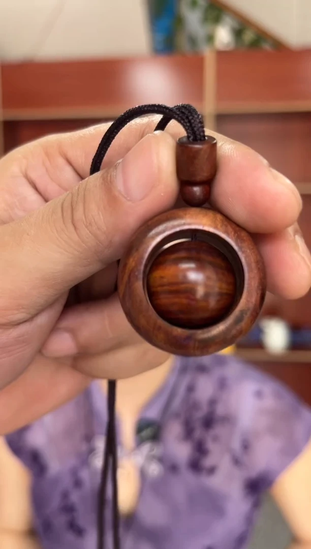 黄花梨/降香黄檀海南黄花梨转运珠吊坠