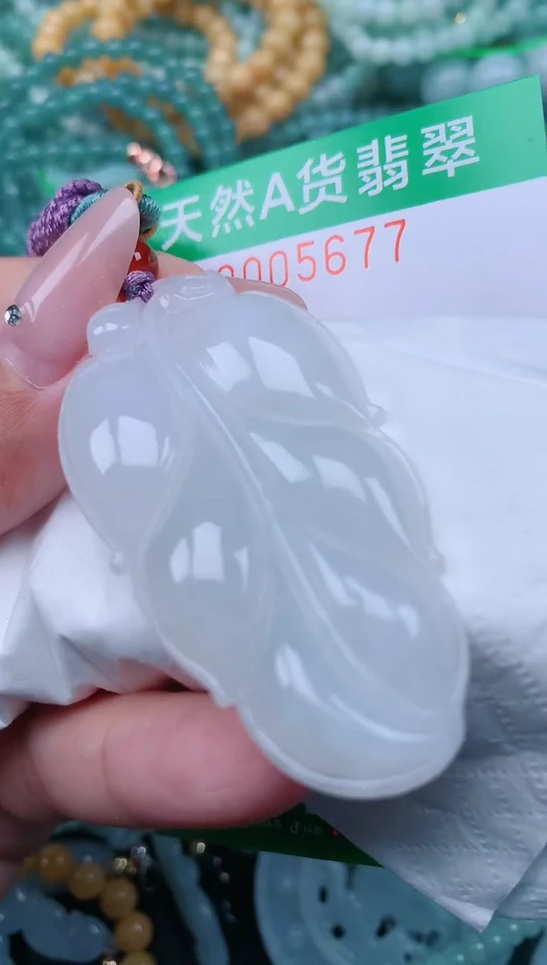 翡翠未镶嵌颈饰.0005677