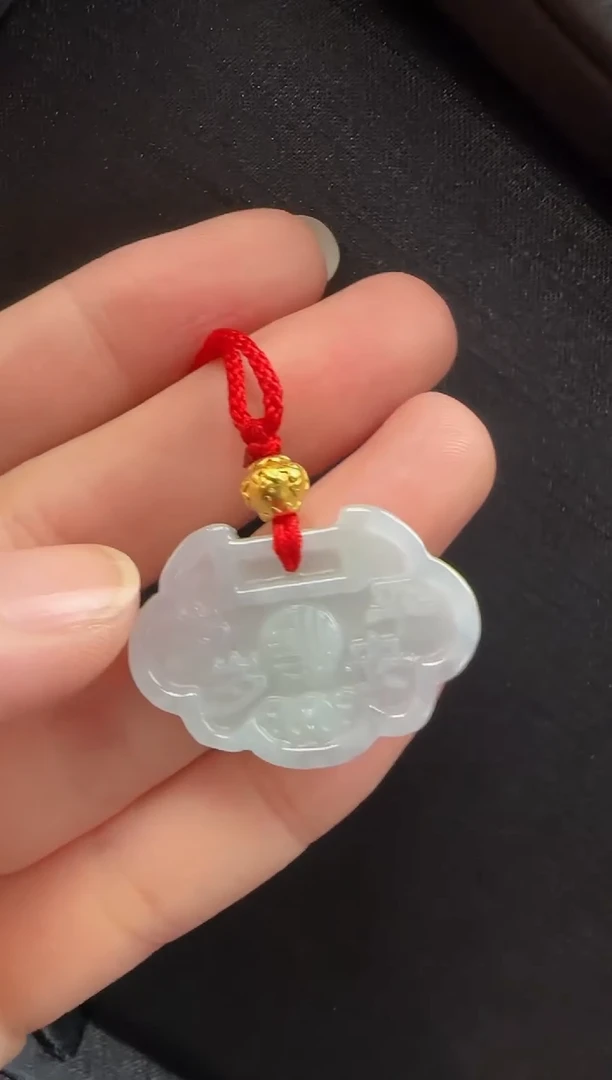 颈饰未镶嵌翡翠254如意锁一个