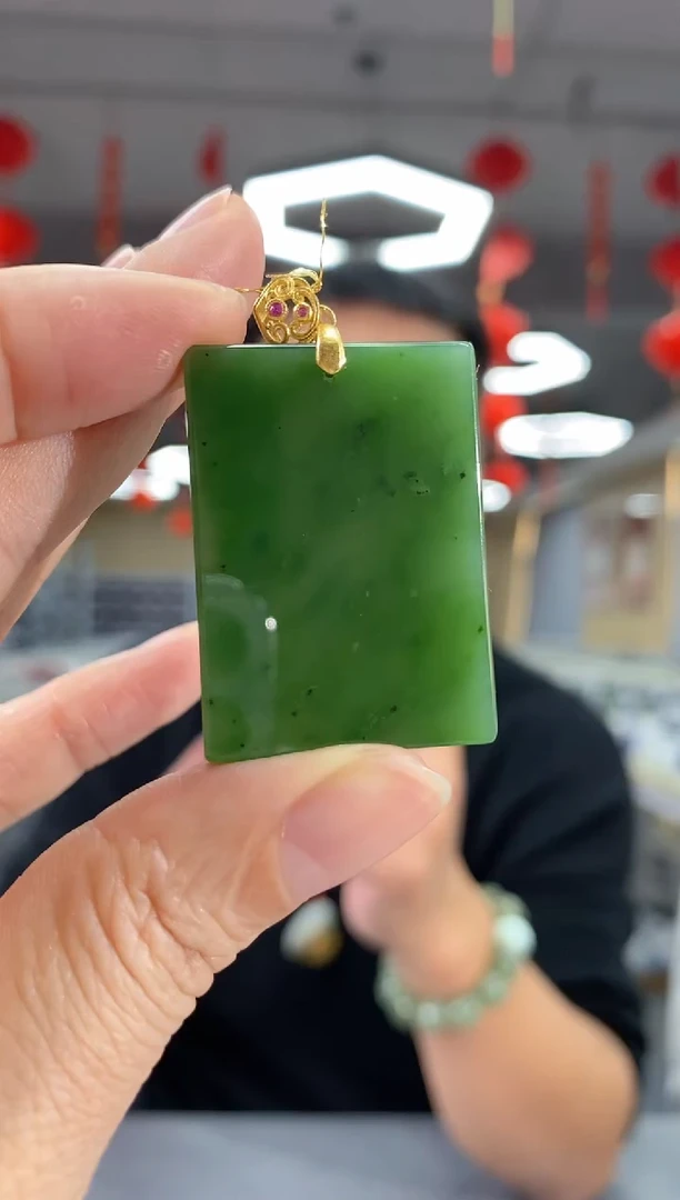 【闪购商品】和田玉颈饰银S925镶嵌yp