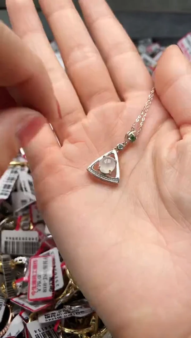 【闪购商品】翡翠戒指银S925镶嵌3333333      2