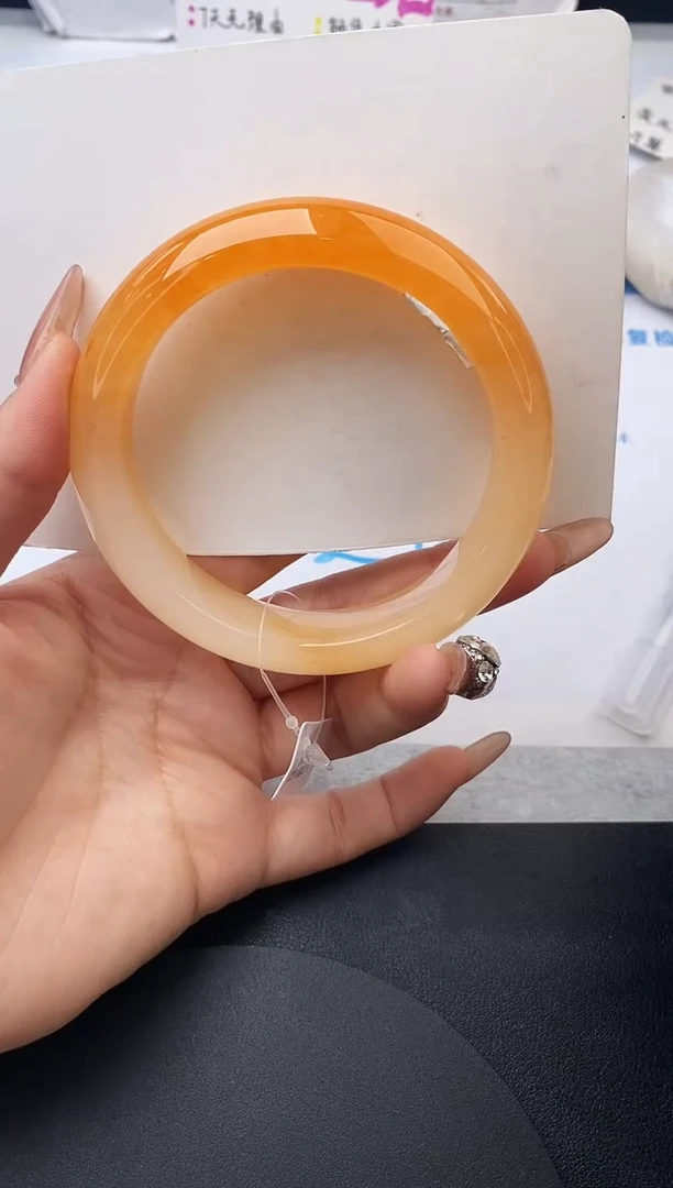 未镶嵌手镯石英质玉w77-HHB63+