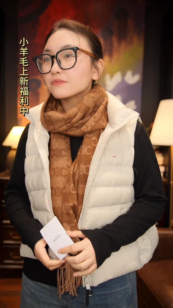 绵羊毛100%羊毛长条流苏围巾