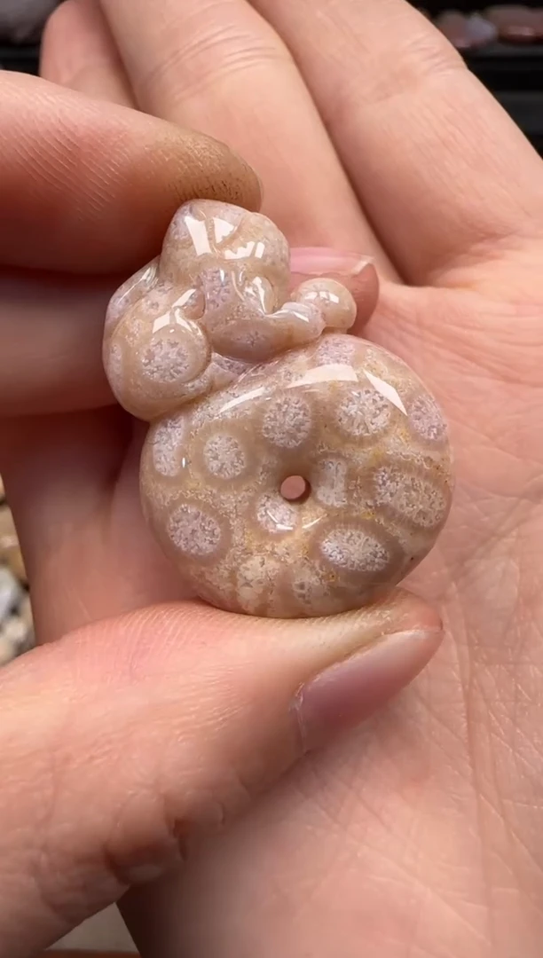 【闪购商品】硅化珊瑚（珊瑚玉）颈饰未镶嵌511