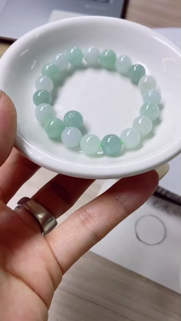 翡翠未镶嵌颈饰龙**宝12天然缅甸翡翠A货分4单