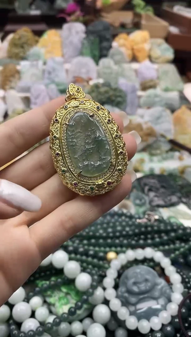 颈饰未镶嵌翡翠030