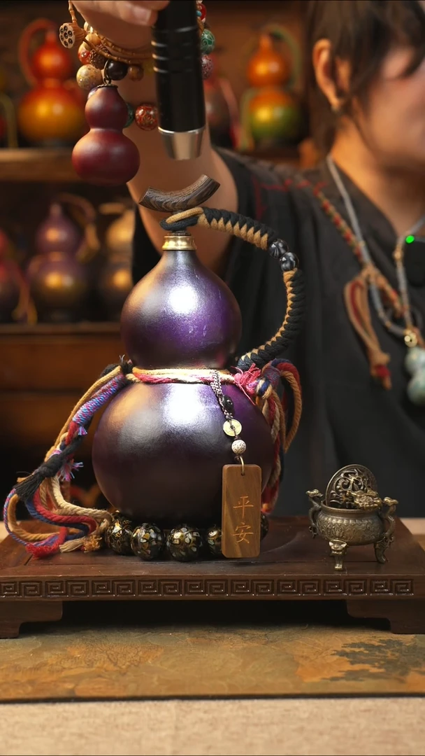 288大漆一物一拍记葫堂出品【不带手串】