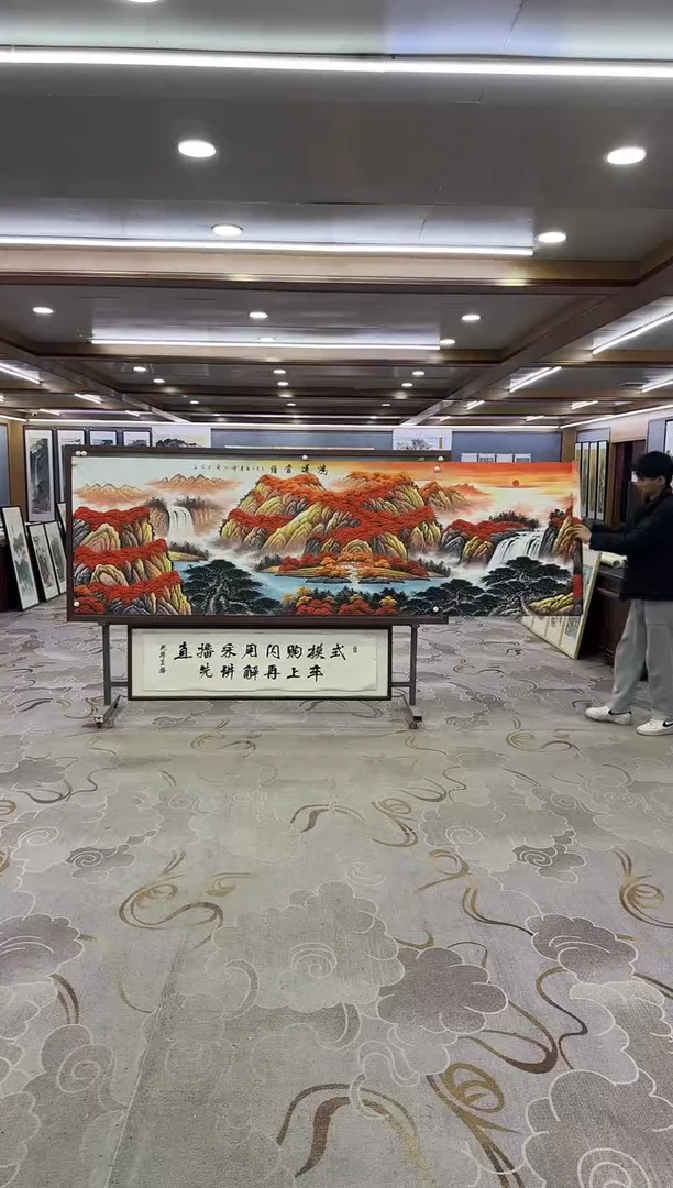 绘画Y-刘雪红-小丈二-山水画