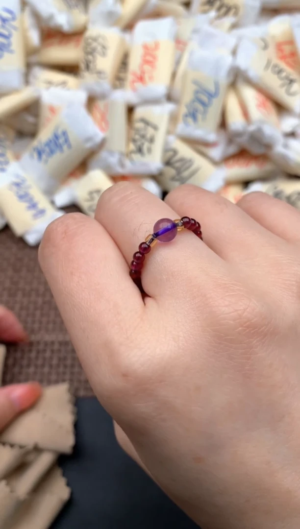 未镶嵌戒指石榴石福利 多样性发货（发一个）