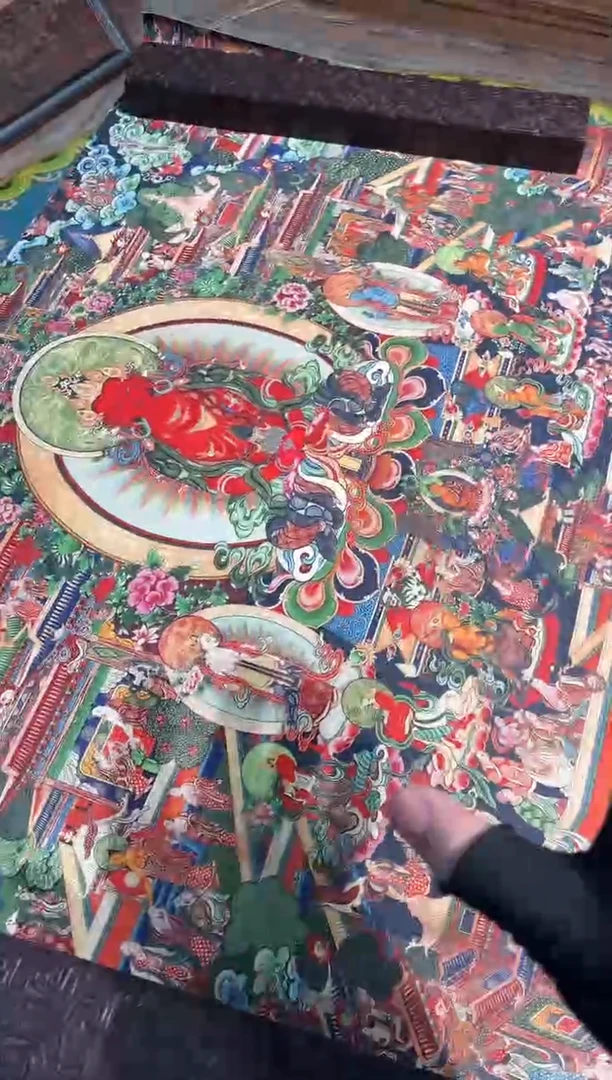 卷轴画东东唐卡tk16