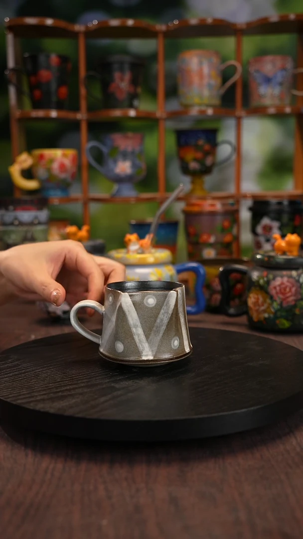 景德镇手绘陶瓷咖啡杯