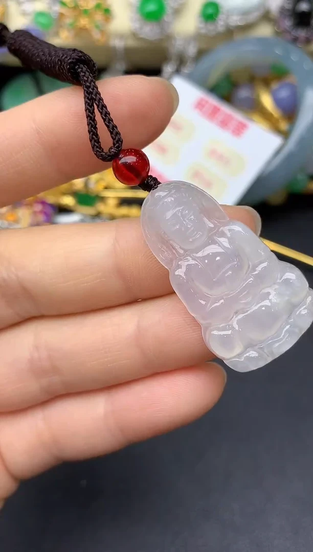 颈饰未镶嵌翡翠164-翡翠雪姐天天见