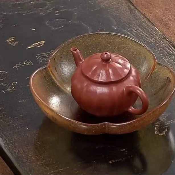 【云人访专属】百年盧藝 秋庭琉璃果盘 琉璃