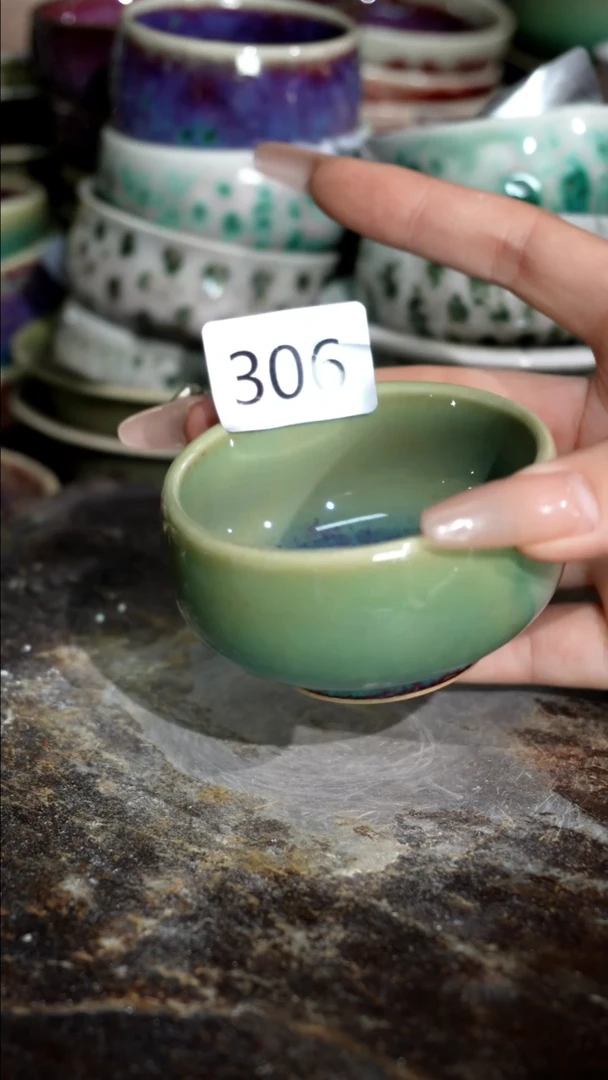 摆件精品窑变钧瓷茶器