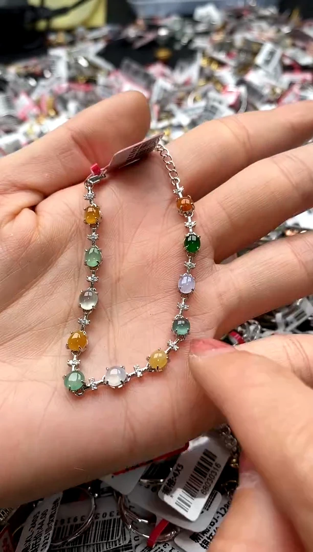 【闪购商品】翡翠戒指银S925镶嵌8888888    2