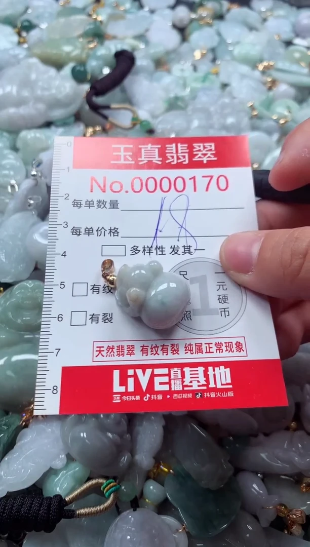 吊坠(不含链)未镶嵌翡翠0170